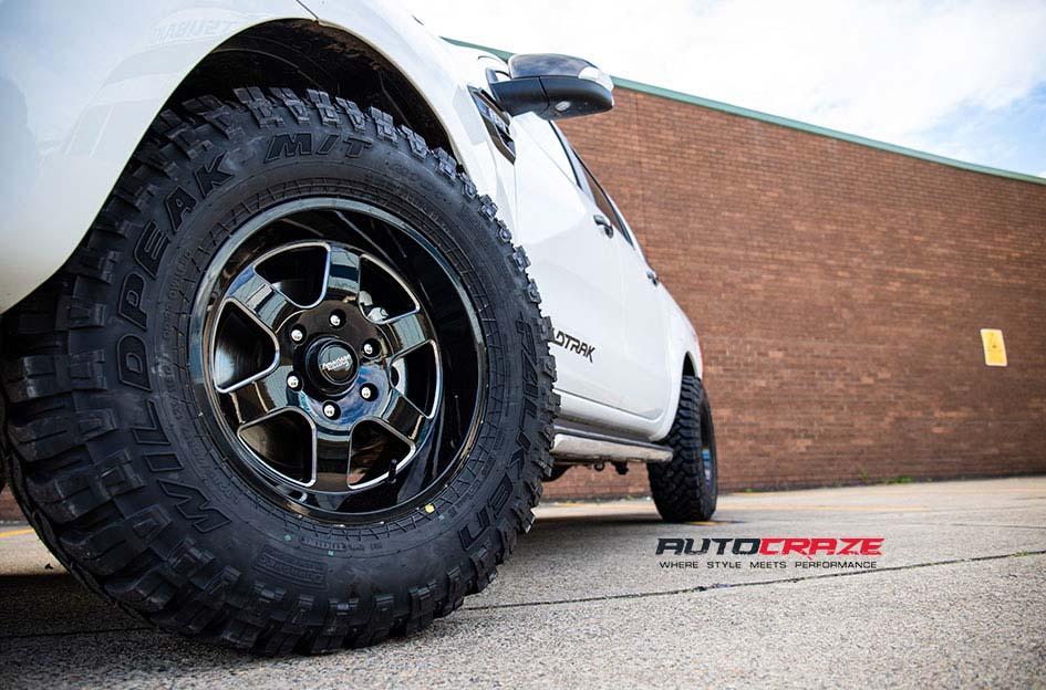 FORD RANGER AR926 PATROL GLOSS BLACK MILLED